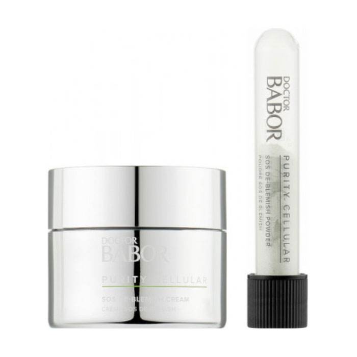 Набір для обличчя Babor Doctor Babor Purity Cellular SOS De-Blemish Kit проти вугрових висипань (крем, 50 мл + пудра, 5 г)
